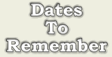 Dates To Remember